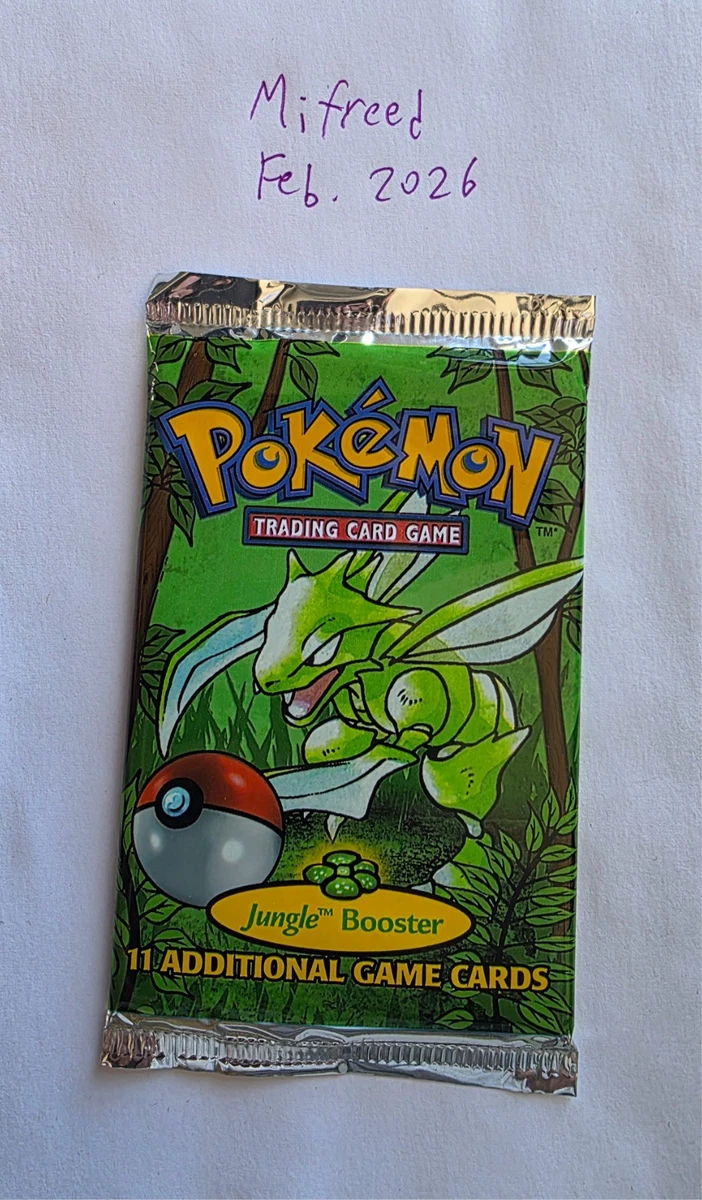 Pokémon TCG Jungle Sealed Collectible Card Game Packs in English