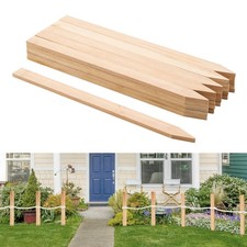 VEVOR Wooden Garden Stakes 25Pcs 24x0.5x1.5 in Sturdy Fir Wood Survey Grading