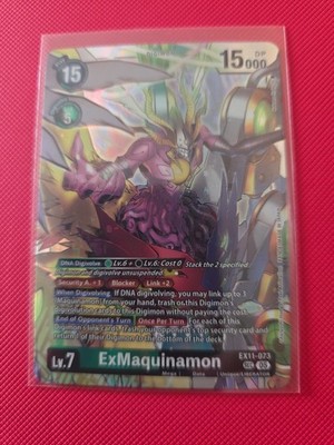 ExMaquinamon EX11-073 SEC - EX11 Dawn of Liberator - Digimon TCG NM