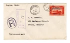 Q275 Canada FDC - 1933 World Grain Exhibition - Regina - Registered FDC Cover