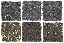 Summer Fruit Tea Sampler, Loose Leaf 6-Flavor Tea Assortment Gift Box