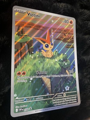 Victini Promo Jumbo Illustration Rare #SVP208 BS - Full Art Rare