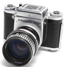  Pentacon Praktisix IIa film camera w. Bm Biometar 2.8/120mm lens