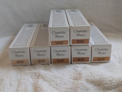 Charlotte Tilbury Beautiful Skin Foundation 1, 2, 6, 7, & 8 Neutrals FREE SHIP