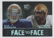 2011 Press Pass Face to Face Kyle Rudolph Jonathan Baldwin #5 0o9