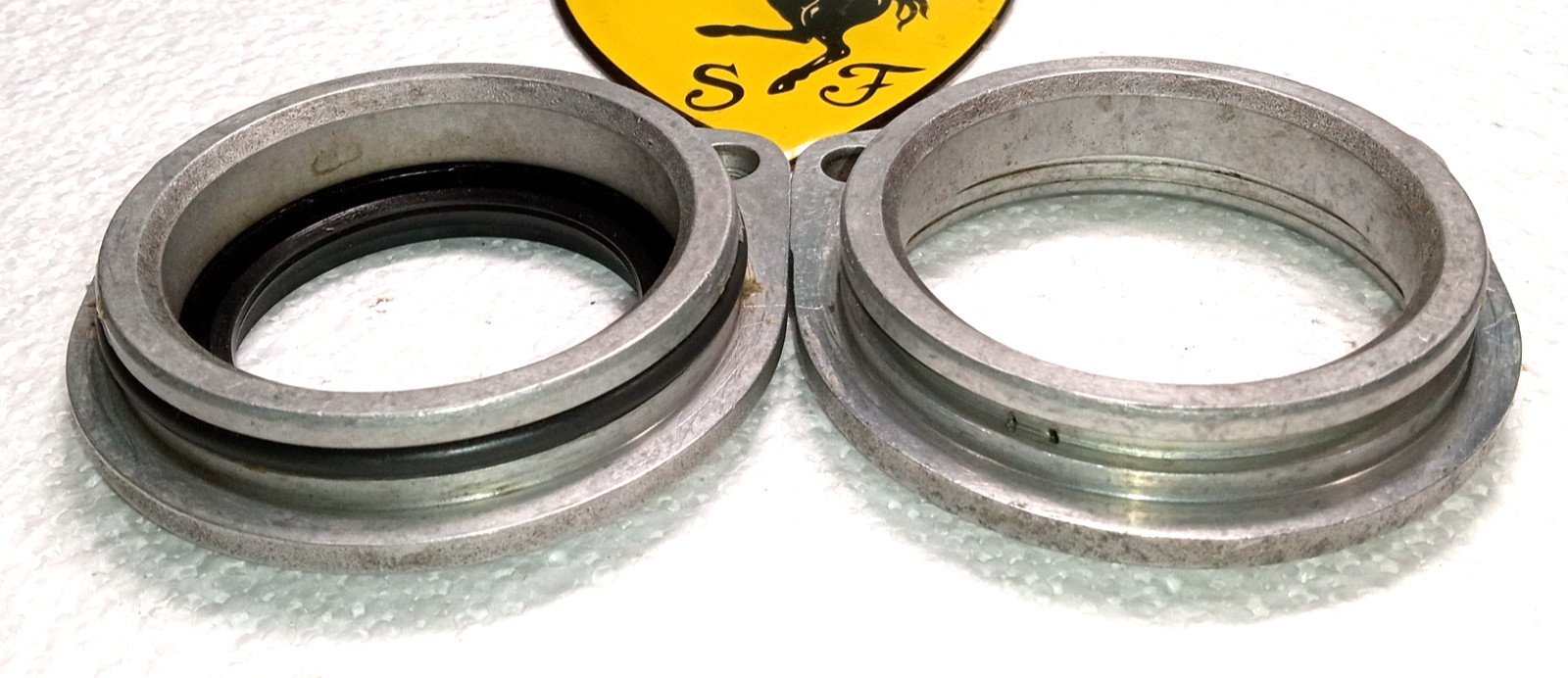 Ferrari Testarossa Cylinder Head Camshaft Front Seal Covers_121116_512TR_512M_OE