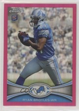 2012 Topps Chrome BCA Refractor 95/399 Ryan Broyles #186 0q3