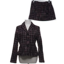 Cherry, Business Kostüm, Größe: 40, Acryl/Wolle, Mehrfarbig, Tweed #GKY