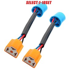 Conversion Wire 9004 TO 9003 H4 Two Harness Head Light Male Female Plug 2-10X