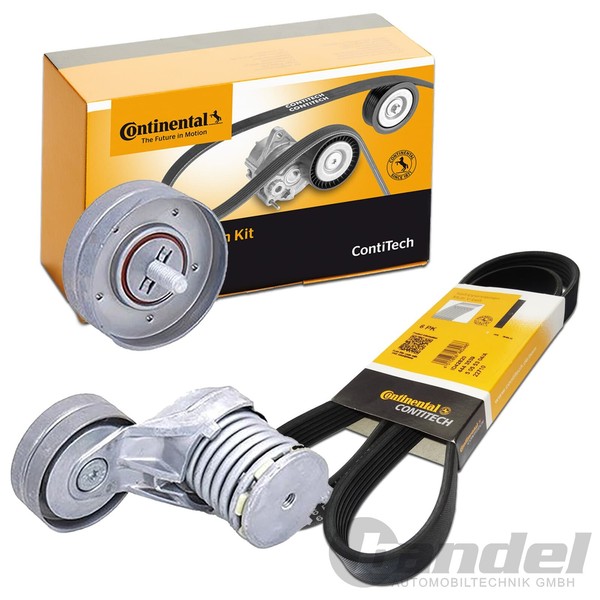 Continental Ctam KEILRIPPENRIEMEN-SATZ Passend FüR Seat Leon Toledo Skoda-image