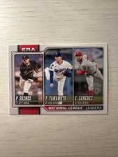 2026 Topps ERALeague Leaders Paul Skenes, Yoshinobu Yamamoto, Cristopher Sanchez
