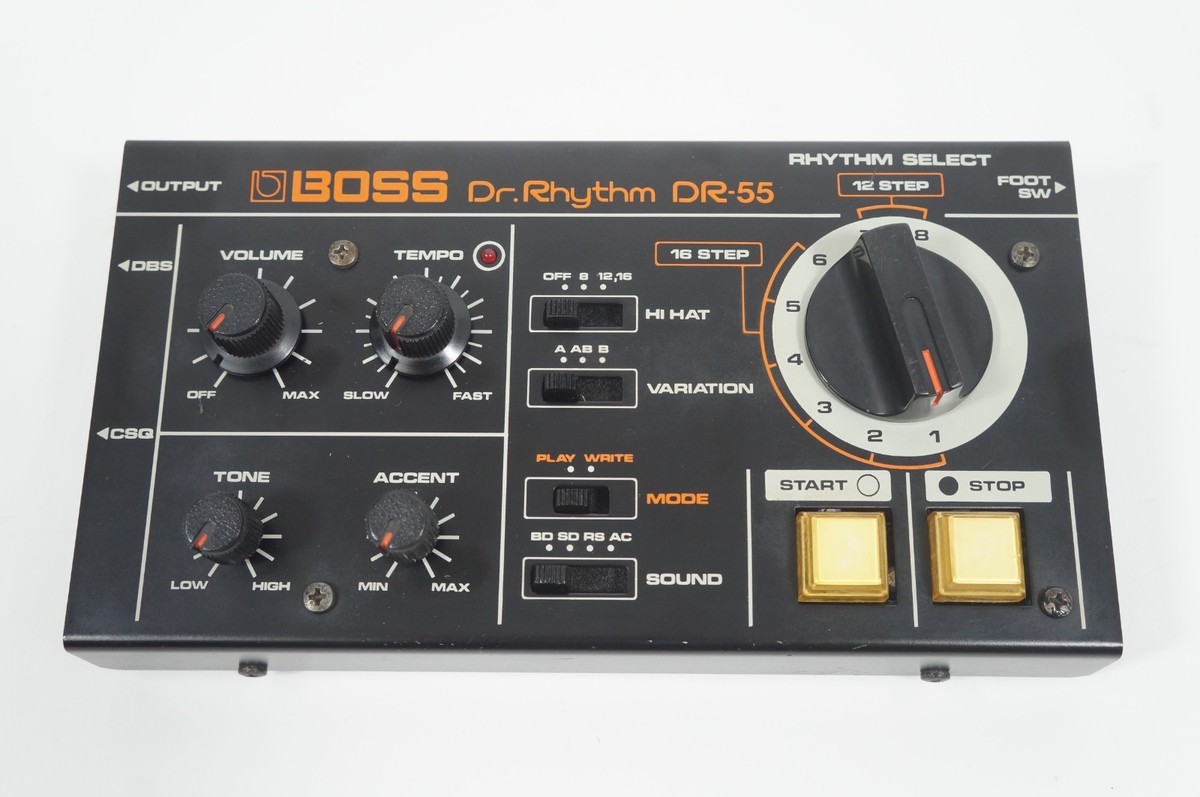 BOSS Dr-55 Dr. Rhythm Vintage Analog Drum Machine Roland | eBay