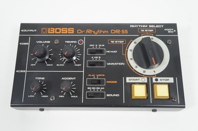 BOSS Dr-55 Dr. Rhythm Vintage Analog Drum Machine Roland | eBay