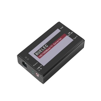 100/1000Base-T1 Automotive Ethernet Media Converter HMTD Connector Type-C Power