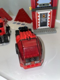 LEGO 4 Juniors: Fire Squad Hq (4657) - And 4621 Both Incomplete W/ 3 Minifig