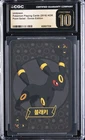2019 POKEMON PLAYING CARDS UMBREON CGC 10 PRISTINE