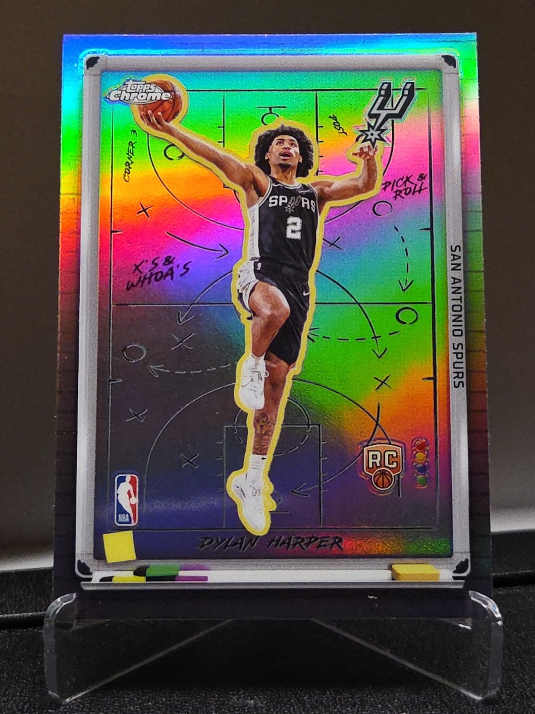 2025-26 Topps Chrome - X's and Whoa's! Dylan Harper Refractor #XW-9 (RC)