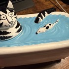 Vtg B Kliban & Mouse In Bathtub Soap dish Sigma Tastesetter Rare Cat Ceramic — photo 3