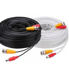 CCTV Camera Extension Cable BNC DC Power Lead Security DVR Video Pre-made Wire