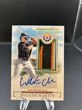 2024 Panini Boys of Summer Walker Martin 11/25  3 Color Patch AUTO SF Giants