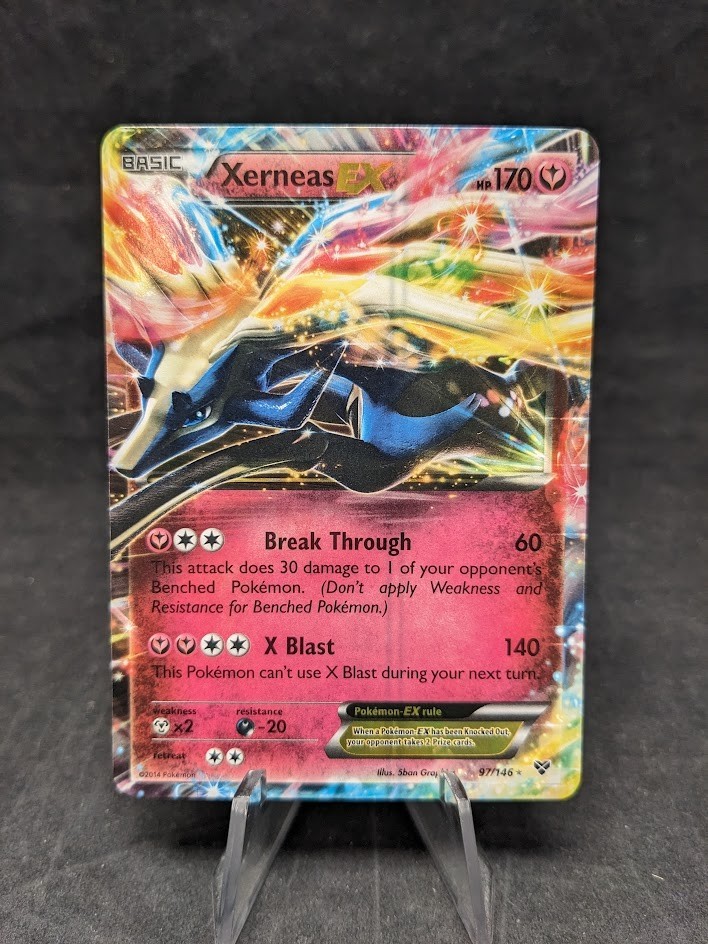 Xerneas EX - 97/146 - Pokemon TCG - XY Base Set - PRINT ERROR - LP