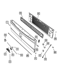 Genuine Mopar Door Control Unit 68044867AD