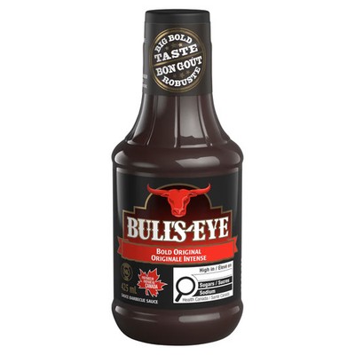 Bull's Eye BBQ Sauce - Bold Original  14.4 fl.oz. / 425 ml.