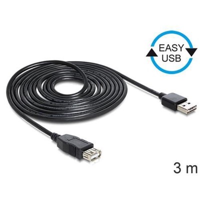 Delock Kabel EASY-USB 2.0-A Stecker > USB 2.0-A Buchse # 83372