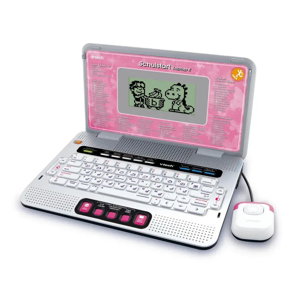 Vtech 80-109794 Schulstart Laptop E, pink - Bild 3 von 3