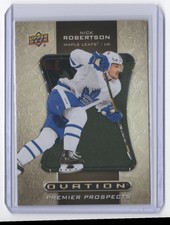 2020-21 Upper Deck Premier Prospects Ovation Nick Robertson Toronto Maple Leafs