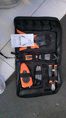 Network Tool Kit - RJ45 Crimper, Tester & Strippers for Ethernet Cable Work
