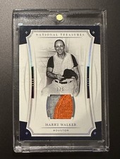 2016 Panini National Treasures Harry Walker Game-Used Material Jersey #1/5