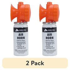 2 Pack Super Loud Air Horn Can Emergency Hand Held Compressed Boat Siren Boating