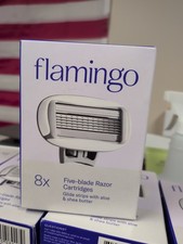 Flamingo Women's Razor Blade Refills 5-Blade Refill Cartridges 8ct