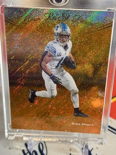 2024 Panini Prestige - Amon-Ra St. Brown #98 Xtra Points Orange /50