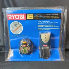 Ryobi ELL0001 Laser Level Multi-Function EWT0003 Stud Finder & Tape Measure Pack