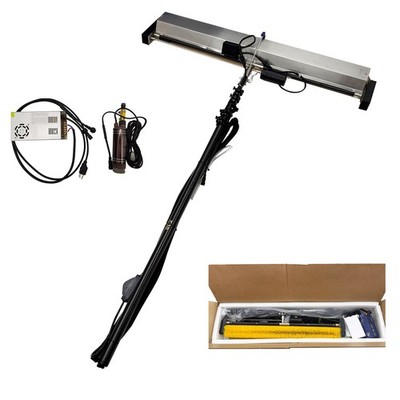 16.4ft Automatic Solar Panel Cleaner High-Efficiency Scrubbing Roller Brush 110V