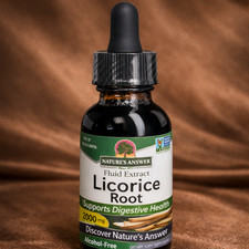 Nature's Answer Licorice Root Extract Alcohol Free Herbal Supplement Liquid