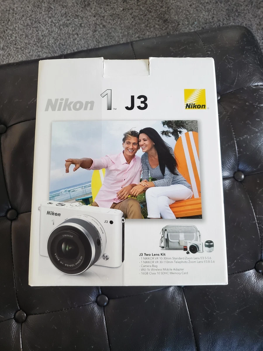 Nikon 1 J3 ホワイト 1 NIKKOR 10-100mm ジャンク Nikon 1 J3 Mirrorless Interchangeable Lens Digital Cameras 14-16.9
