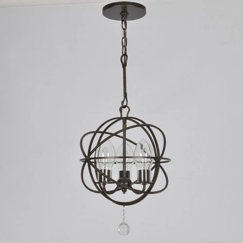 Crystorama Lighting - Three Light Outdoor Chandelier - Outdoor Chandelier - - Picture 4 of 4