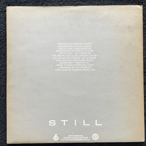 Joy Division Still 2 x Vinyl LP EMBOSSED GATEFOLD 1981 (CHICKEN WON'T) EX VIDEO - Picture 15 of 19