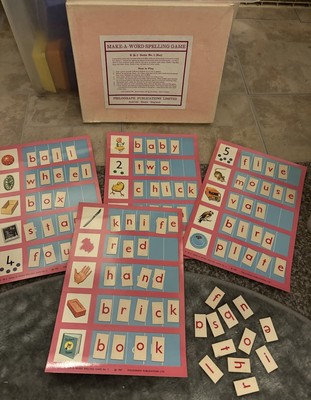 Philograph Publications, Make a Word Spelling Game, Educational Learning 60 s