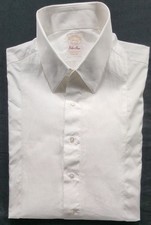 Brooks Brothers Golden Fleece Dress Shirt Men's 16.5/33 Tuxedo French Cuff White