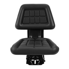 Black Universal Tractor Suspension Seat For Massey Ferguson Ford / New Holland