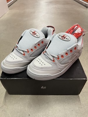 Es Creager Skateboard Shoes Grey/Red Men s Size 11.5 New in Box