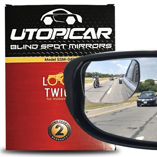 XLarge Blind Spot Convex Car Mirrors - 2 Pack Rear View Mirrors for Cars