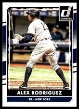 Alex Rodriguez 2016 Donruss #136 Yankees MLB READ FREE SHIPPING AutographDen