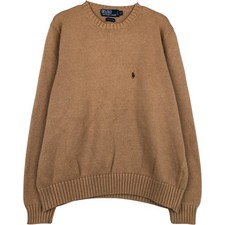 Used Ralph Lauren POLO by Ralph Lauren cotton knit sweater men's size XL ap...