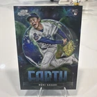 2025 Topps Chrome Cosmic ROKI SASAKI ROOKIE PLANETARY PURSUIT EARTH SSP DODGERS