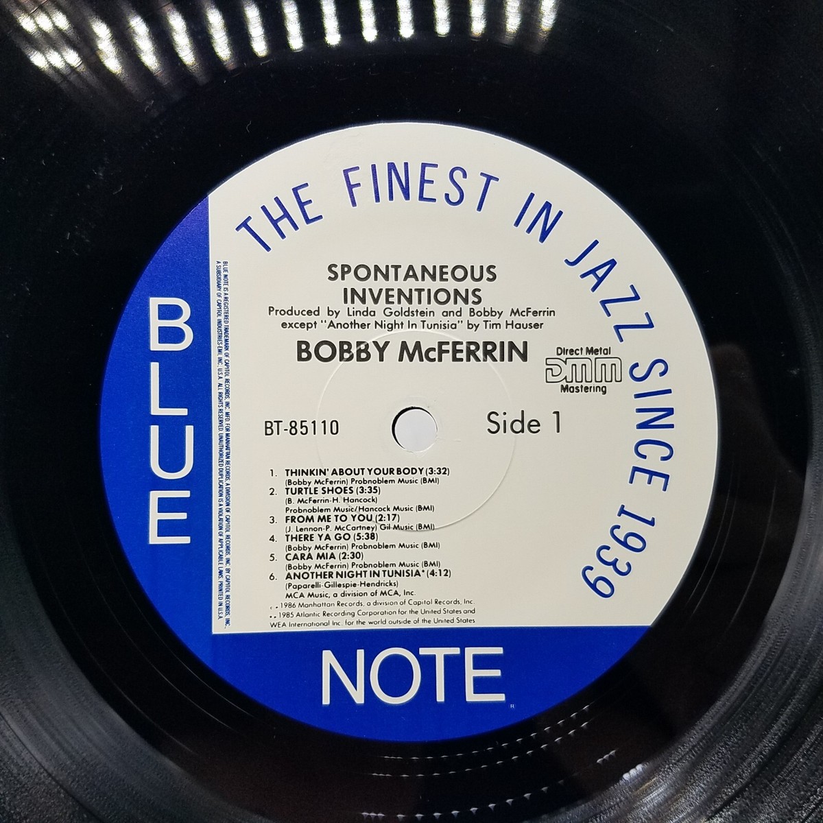 Bobby McFerrin - Spontaneous Inventions LP - Blue Note